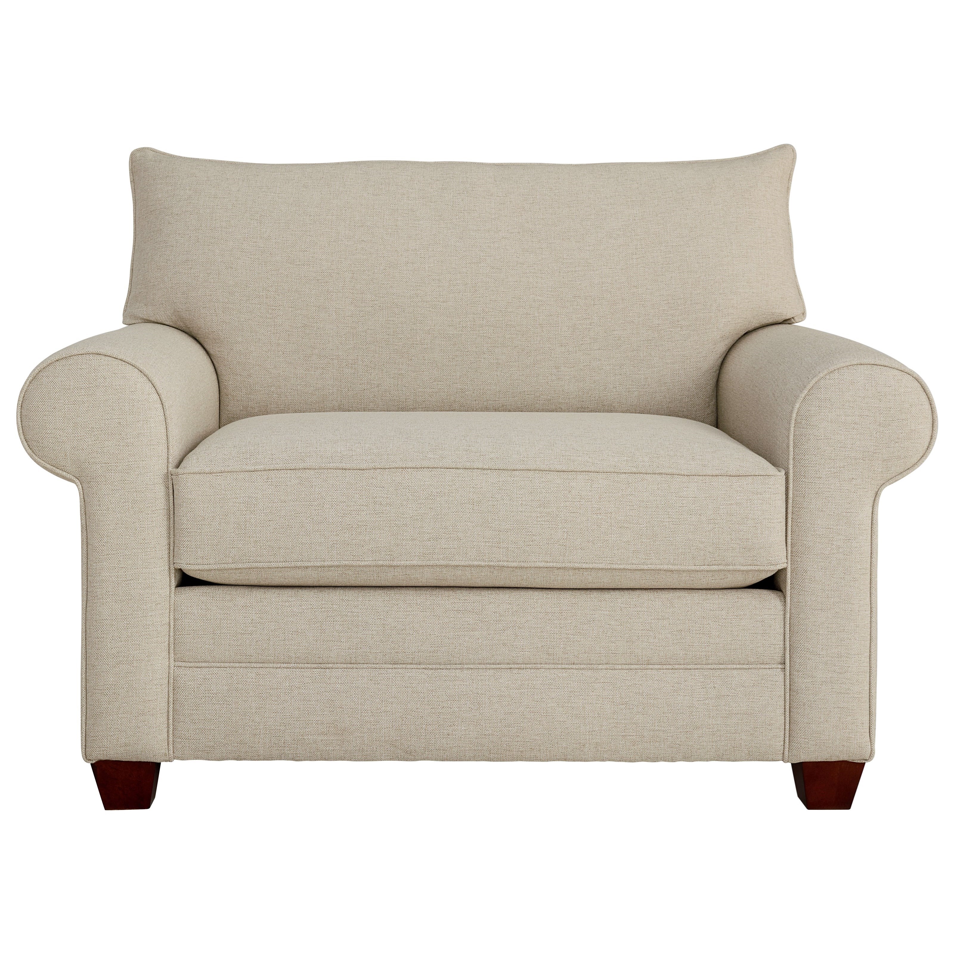 Bassett Alexander 2712 18FC2 Casual Chair and a Half with Rolled